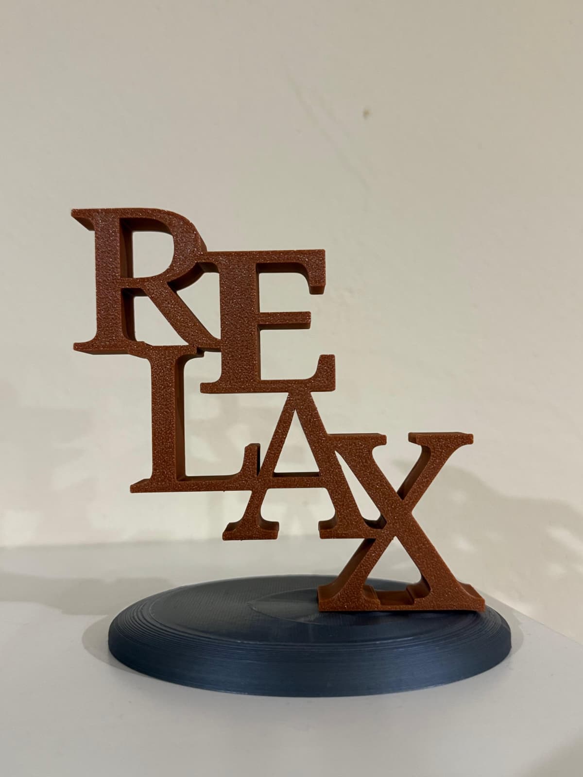 Dekoschriftzug Relax